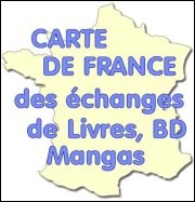 logo carte de france des échanges de livres